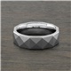 7mm Cobalt Chrome Pyramid Design Men's Ring