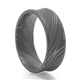 LASHBROOK DESIGNS Damascus Steel Concave Ring Onslaught