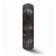 Edward Mirell Titanium Black Ti Domed Textured Lines 6mm Band