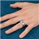 ROYALE Titanium Ring with Black Diamonds by Edward Mirell