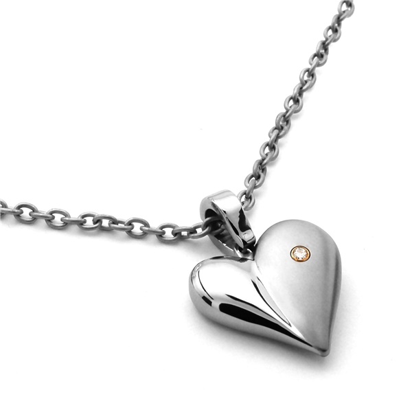 Diamond Heart Necklace by Edward Mirell