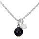 Sterling Silver,14 Yellow Gold & Black Onyx Necklace by Alwand Vahan