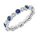 ArtCarved Sapphire and Diamond Band - 33-V14S4W65