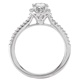 .63ctw Round Brilliant Cushion Halo Diamond Engagement Ring