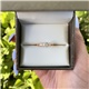 14k Rose Gold Ring with .5oct GIA Grade Diamond by Stuller