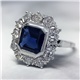 Vintage 1920 Sapphire and Diamond Ring