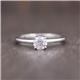 14k White Gold Facets of Fire Diamond Engagement Ring