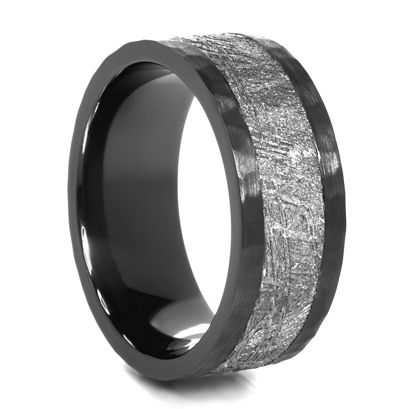 Titanium Meteorite Rings