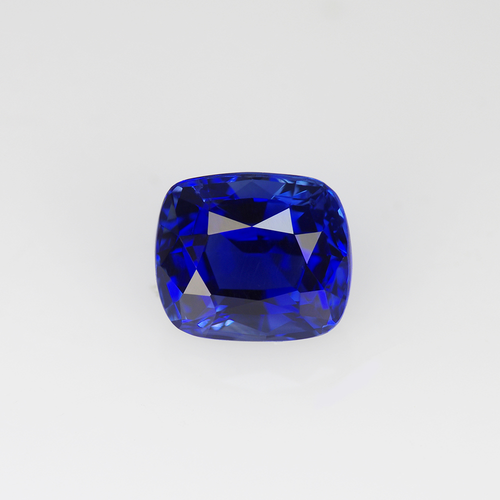 1.25ct Cushion Cut Ceylon Sapphire (Royal Blue!) with G.I.C. Lab ...