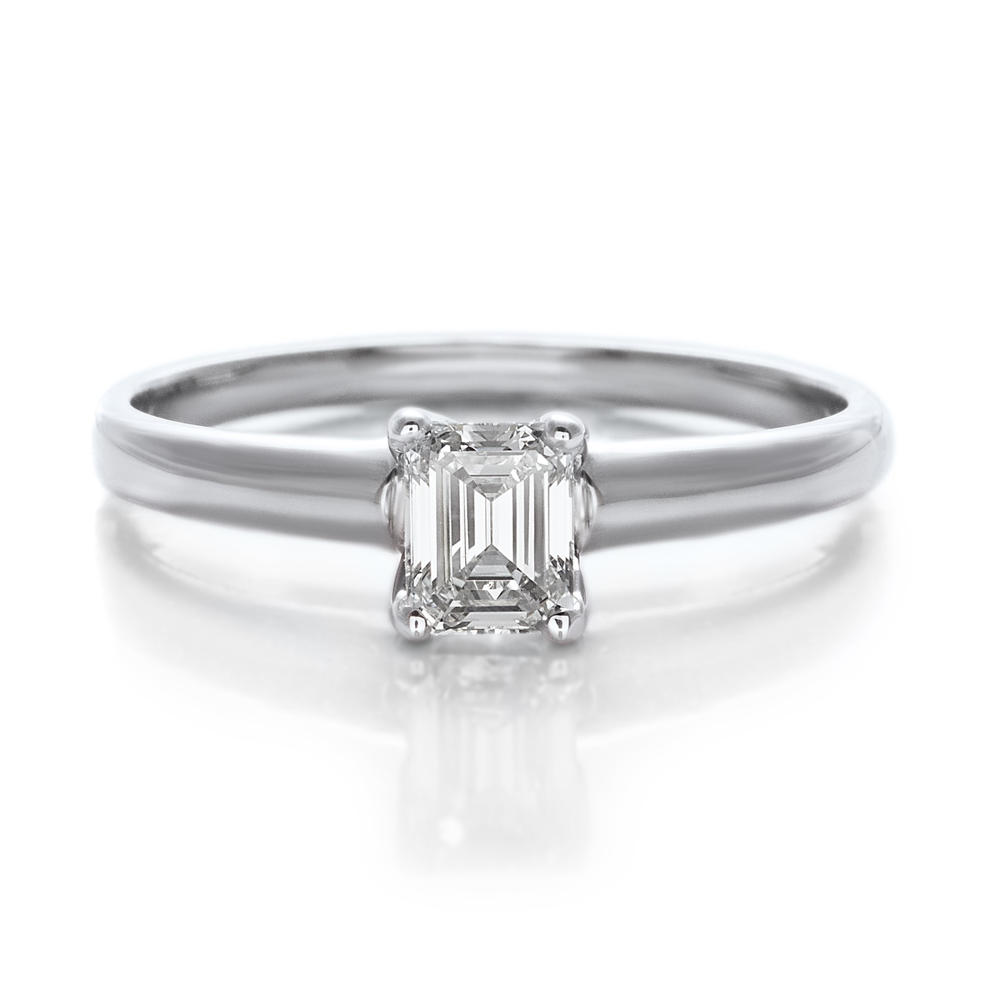 Emerald Cut Diamond Solitaire .31ct - Recently Sold Treasures