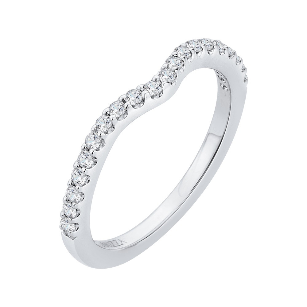 23 Popular Ideas Curved Wedding Band With Solitaire