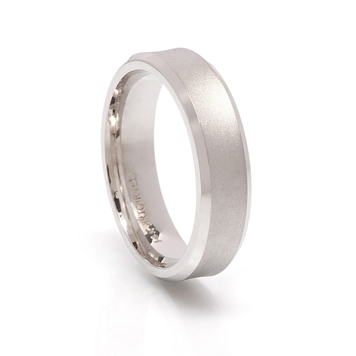Mens White Gold Wedding Band Recently Sold Treasures