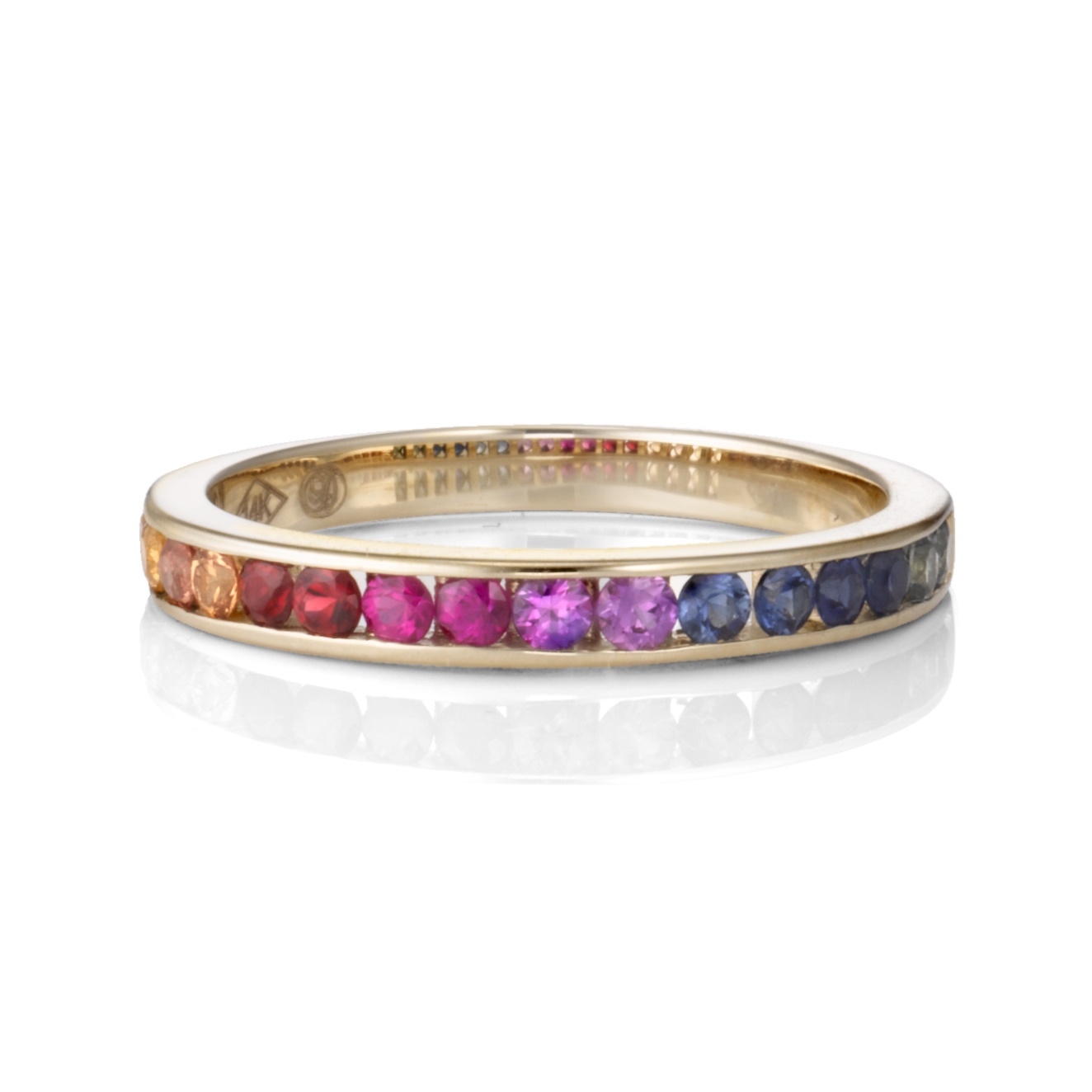 Rainbow Sapphire 14K Gold Ring - Recently Sold Treasures
