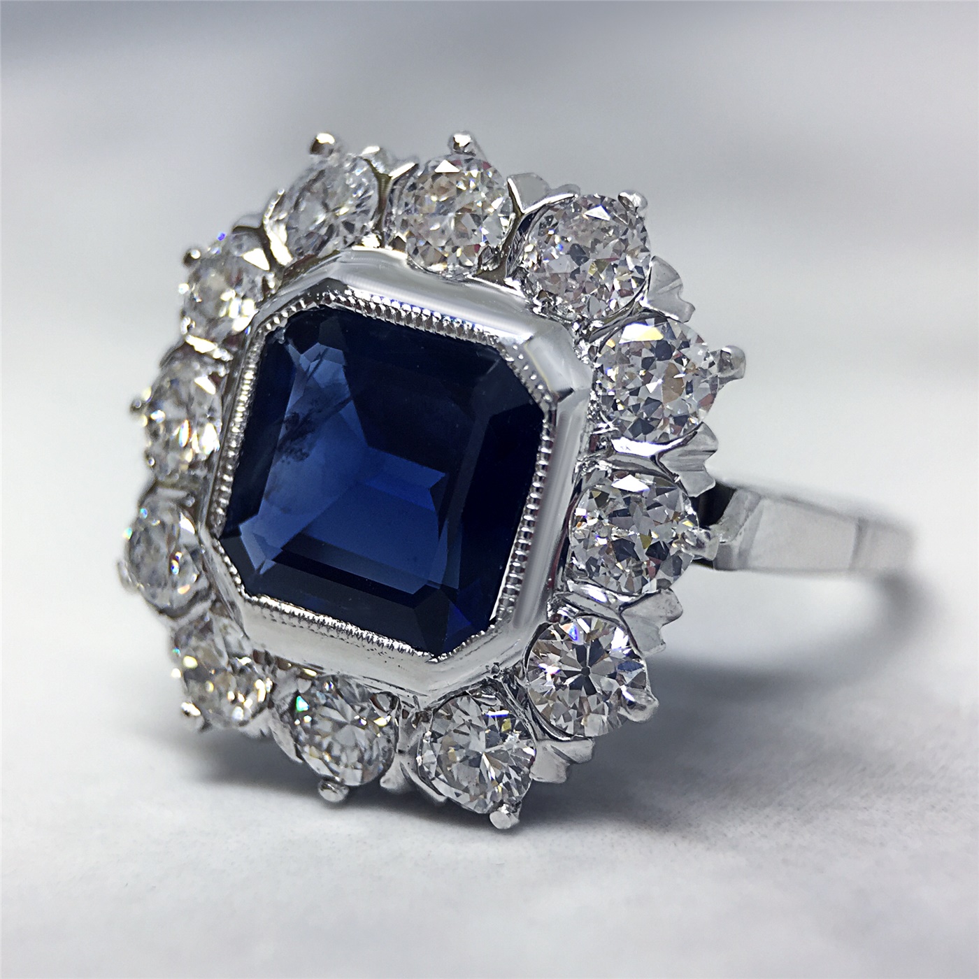 Antique Sapphire Engagement Rings